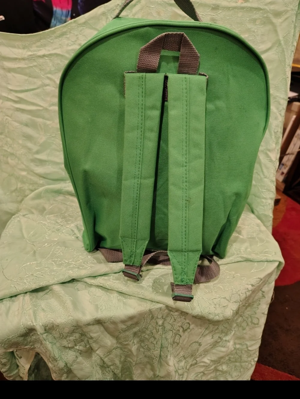 Green Canvas Backpack for Men